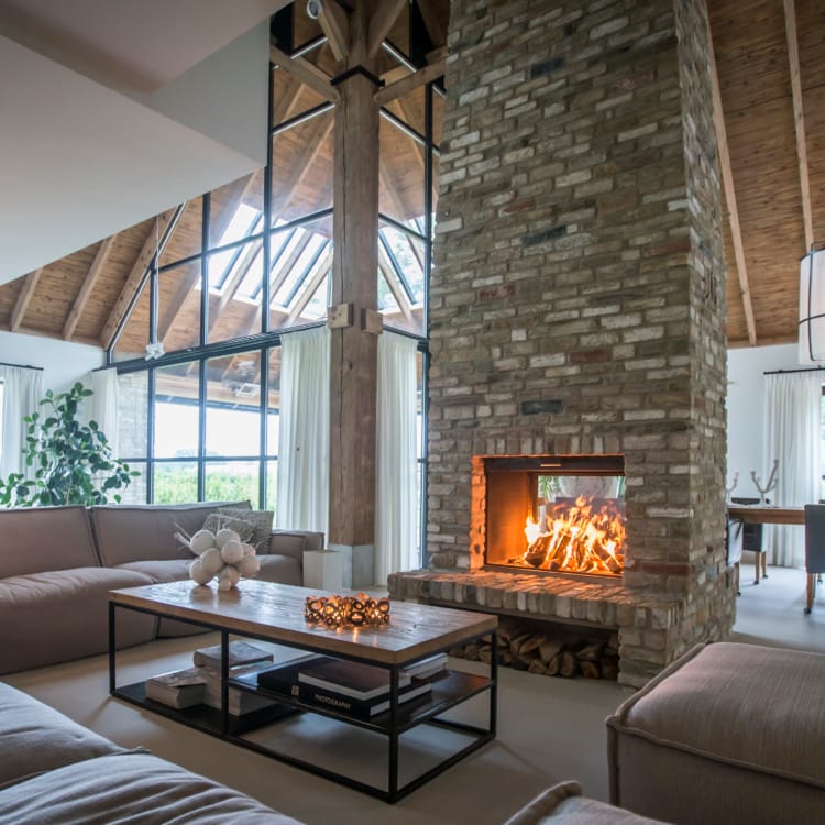 Inbouw­haarden hout